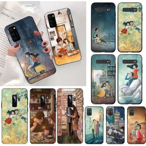 Enjoy love Time with me DIY Printing Phone Case cover Shell for Samsung S20 plus Ultra S6 S7 edge S8 S9 plus S10 5G lite 2020