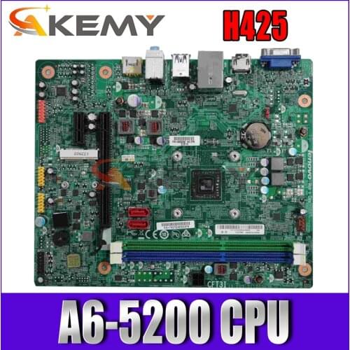 For Lenovo H425 H515 S515 D315 Desktop Motherboard with A6-5200 CPU KBY3-LT CFT3I Mainboard 100% tested fully work Original new