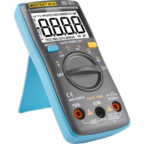 MESTEK-MT101 MT102 Intelligent Digital Display Multimeter Portable Electrician Tester Diagnostic Tool