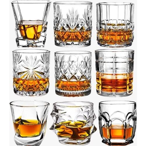 Fashion Whiskey Glasses, Scotch Whisky, Bourbon, Cocktails, RUM, Durable Whiskey Glasses