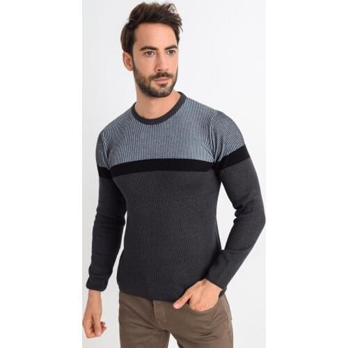 Heyss O Neck Male Knitwear Sweater