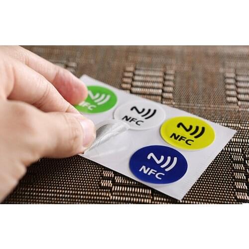 6pcs NFC Tags Stickers Ntag216 NDEF 13.56mhz Rfid Tag Label for All NFC android Phone