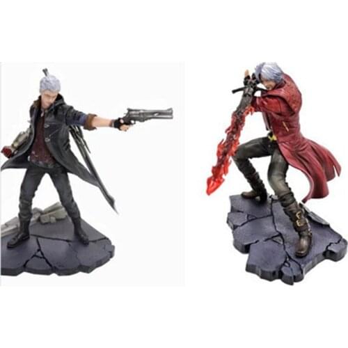 NEW HOT ARTFX J Devil May-Cry NERO DANTE Statue PVC Figure Collection Model Toy Gifts Doll