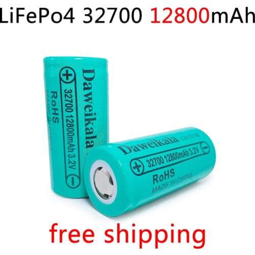 New LiFePo4 3.2V 32700 battery 12800mAh LiFePo4 Battery 35A Continuous Discharge Maximum 55A High power battery