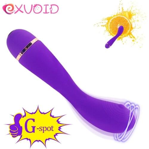 EXVOID Silicone Dildo Vibrators for Women G-spot Massager Vagina Anal Dilator AV Stick Vibrator Sex Shop Sex Toys for Women Men