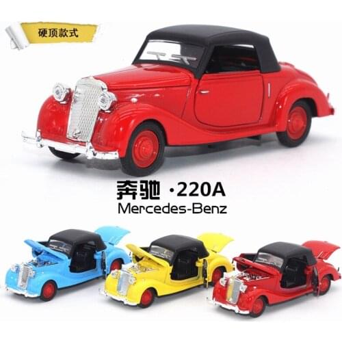 1:28 Childrens toy cars, Simulation model of alloy car, Retro classic car, Pull Back car, Christmas gifts for children