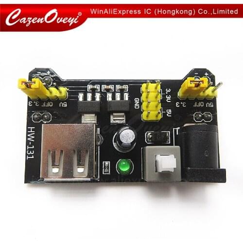 1pcs/lot MB102 830 Point Solderless PCB Breadboard with 6Jump Cable Wires starter kit In Stock