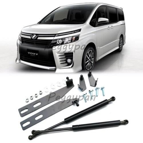 2Pcs Gas Charged Front Hood Bonnet Lift Supports Struts Springs Shocks Damper Props Fit For Toyota Voxy 2015-2019