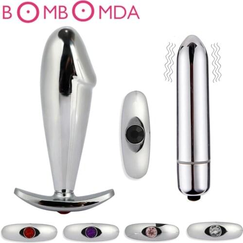 Massage Butt Plug Dildo Vibrator Sex Toys for Women Men Finger Stimulate Bullet VibratorSex Anal Dildo Vibrator G-spot Prostate