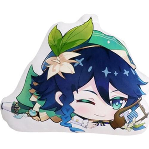 Anime Genshin Impact Keli Paimon Ke Qing Qiqi Plush Pillow Doll Cartoon Cushion Cosplay Plush Stuffed Doll Toy Gifts