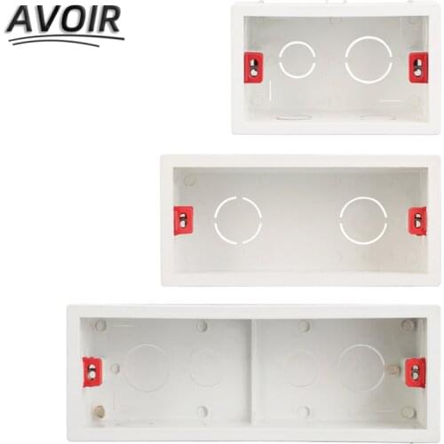Avoir Mounting Box White Red 118Type Wall Mounted Junction Wire Case Box Hidden Box Recessed Switch Socket Plug Installation Box