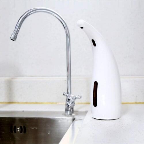 300mL Automatic Soap Dispenser Infrared Hand-free Touchless Soap Dispenser Dish Liquid Lotion Gel Shampoo Chamber Auto Hand