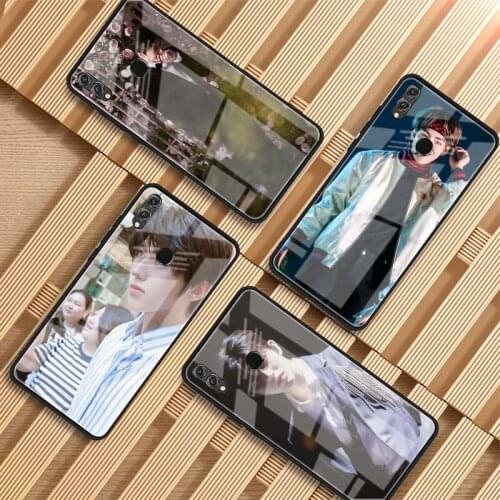 Caixukun Tempered Glass Phone Case For Huawei P20 P30 pro P40 lite Mate 20 30 pro lite