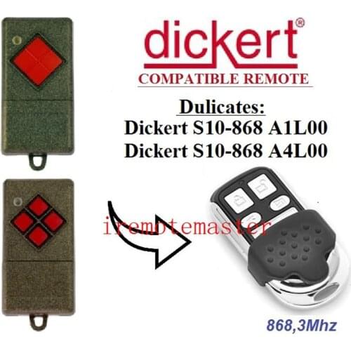 Dickert transmitter S10-868 A1L00, S10-868 A4L00 compatible remote control Very good