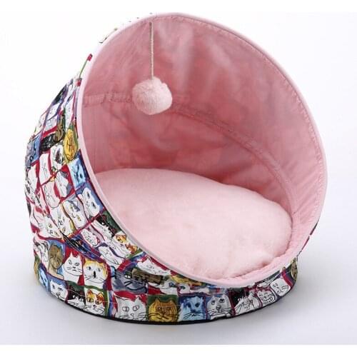 Cat Nest Small Kennel cat sleeping bag summer cat House closed nest Cat Supplies bed