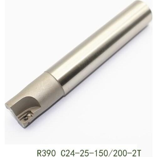 1pc R390 C24 150mm 200mm long 2flute carbide milling holder top mill cutting high quality material