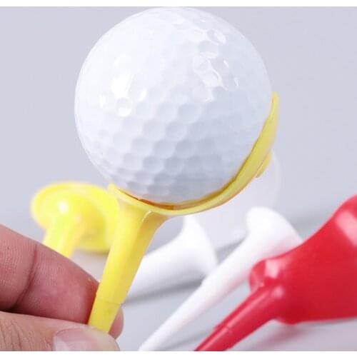 10 Pieces Chair Shape Golf Tees Golfing Tees Training Aids Equipment Yellow