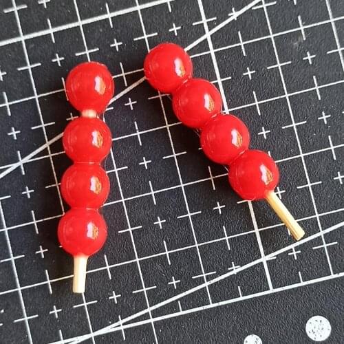 1pcs/lot resin flat back Sugar-coated haws 29mm Cabochons Scrapbooking Hair Bow Center DIY Christmas decration