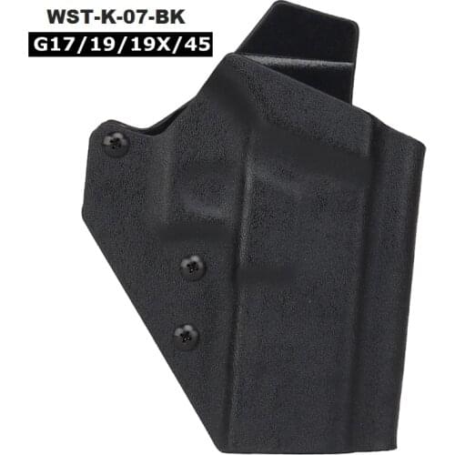 Glock 17 Holster Tactical Hunting IWB KYDEX Holster for Pistol Glock 19/19X/23/32/45 Right Hand Airsoft Handgun Holster Case