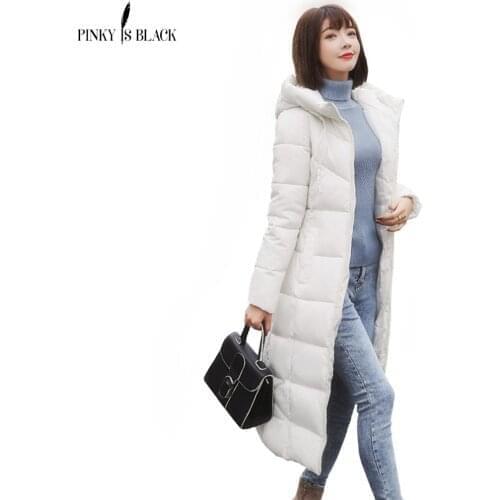 PinkyIsblack Winter Jacket Women Coat 2020 Cotton Padded Jacket Long Hooded Thicken Female Parkas Plus Size 6XL Chaqueta Mujer