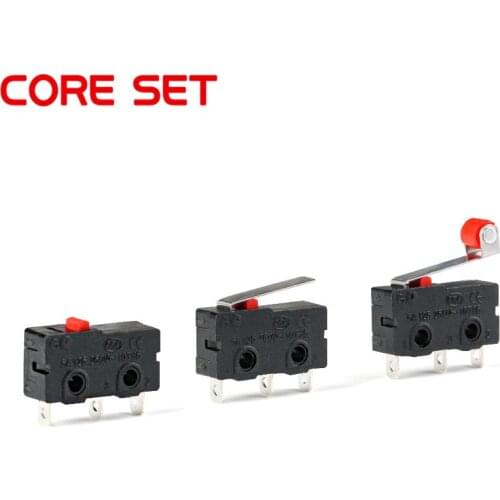 10PCS 20x6x10mm Mini Micro Limit Switch Roller Lever Arm SPDT Normally Open Close Snap Action