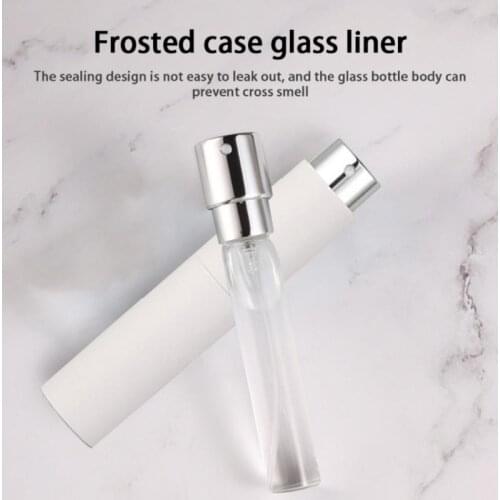 10ml Refillable Perfume Bottle Cosmetic Spray Bottle Portable Empty Bottle Travel Sub-bottle Liner Glass