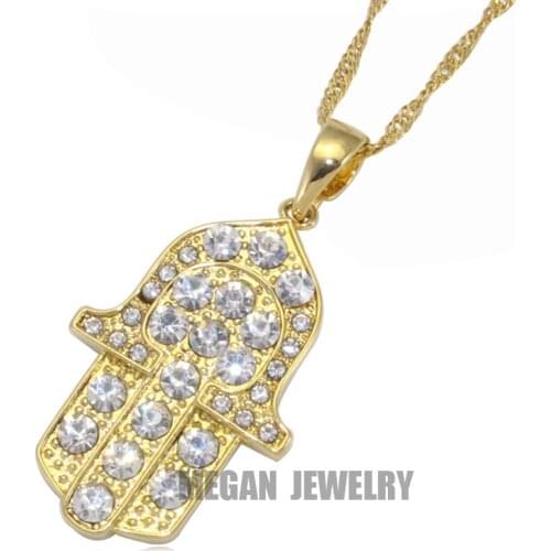 Muslim hamsa hand of fatima pendant & necklace charm fashion Gift & Jewelry