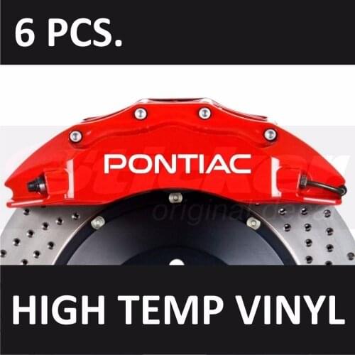 For PONTIAC Premium Brake Caliper Decals Stickers Emblem Logo Car Styling*IT16122406747