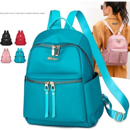 Luxury brand Backpack Women Oxford Cloth Shoulder Bag School Bags for Teenage Girls Light Ladies Travel Backpack mochila feminin