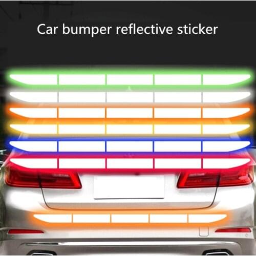 Reflectante Reflector Sticker Car Exterior Accessories Adhesive Reflective Tape Reflex Exterior Warning Strip Protect Car Body
