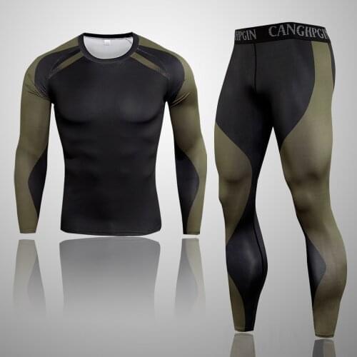 GEJINIDI Thermal Underwear Men Women Soft Running Winter Ski Suit Quick Dry Soft Skin-friendly T-shirt Pants Long Johns Set