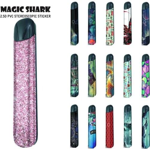 Magic Shark Dreamy Rose Gold Bling Balloon Bumpy Sticker Case Cover Wraps Film for Relx Alpha Pod Vape