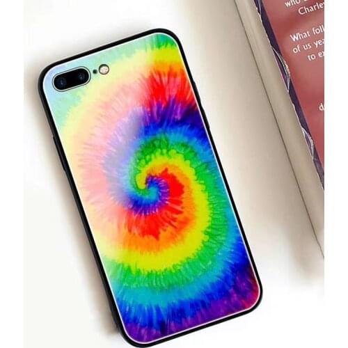 High Quality Rainbow Tempered glass Phone Case for iPhone 11 12 Pro Max 12 mini Xr Xs Xsmax 6 7 8 Plus SE 2020 Case New Cover