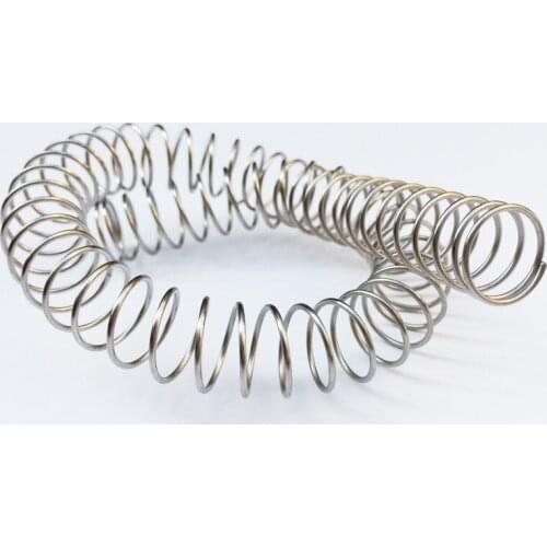 2PCS Customized Stainless Steel Long Compression Coil Spring,2mm Wire Diameter*(10-20)mm Out Diameter*305mm Length