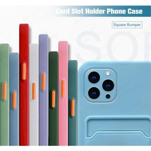 For Iphone 13 Pro Max Case Silicone Soft TPU Cover For IPhone13 Mini Aifon 13Pro 13Mini Camera Shockproof Card Wallet Back Funda