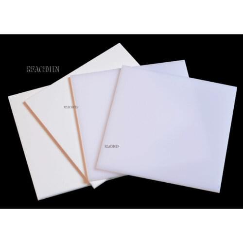 Pure White Acrylic Board Light Ivory Plexiglass Plastic Sheet Photopermeability Organic Glass Polymethyl Methacrylate 200*200mm