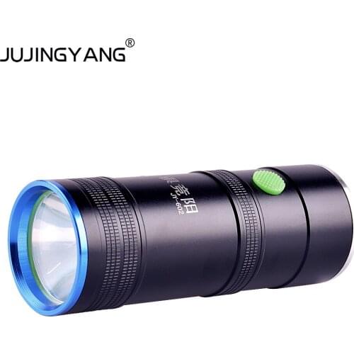 JUJINGYANG Bright light double light source fishing lights outdoor flashlight
