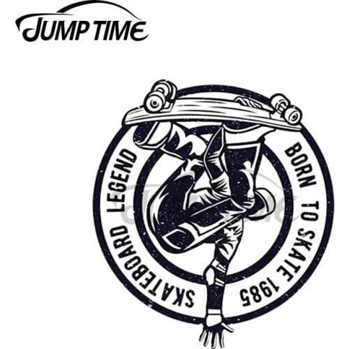 JumpTime 13 x 11.3cm For Skateboard Car Truck Decal Bumper Window Waterproof Scratch-proof Sticker Bumper Window Decoration DIY