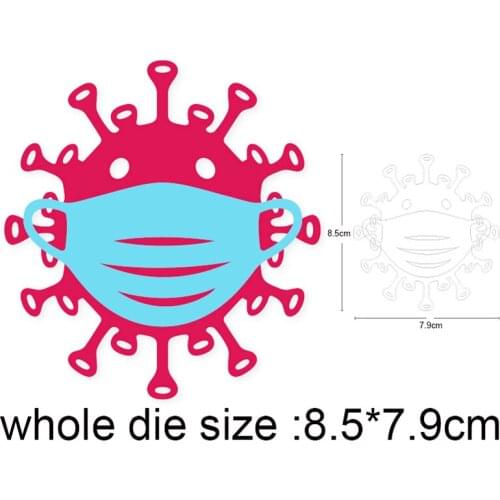 Animals Wear Masks Metal Cutting Dies Stencils For Scrapbooking dies DIY Crafts Stmap Cards Making Embossing Die Cuts 2020 New