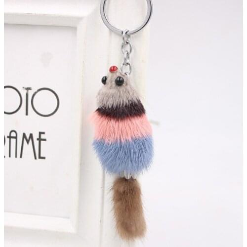 Ms. Little Fox Cute Fur Mink Bag Accessories Accessories True Fur Fox Key Links