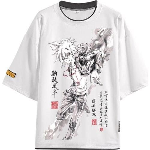 Anime Dangan ronpa Mens & Womens Design T Shirt Anime Ink painting T-shirt
