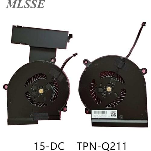 New Original CPU GPU Cooling Fan For HP Gaming NB WASD 4 5 pro IV Omen 15-DC TPN-Q211 L30203-001 L30204-001 G3D Fan Cooler