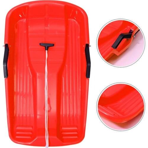 Outdoor Winter Sports Plastic Skiing Boards Firm Multifunction Ski Pad Snowboard For Child Adult sled