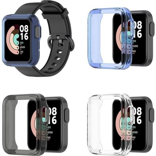 Transparent TPU Case For Mi Watch Lite/Redmi Watch Half Cover Protective Shell Ultra-thin Durable Watch Case Anti-scratch Parts