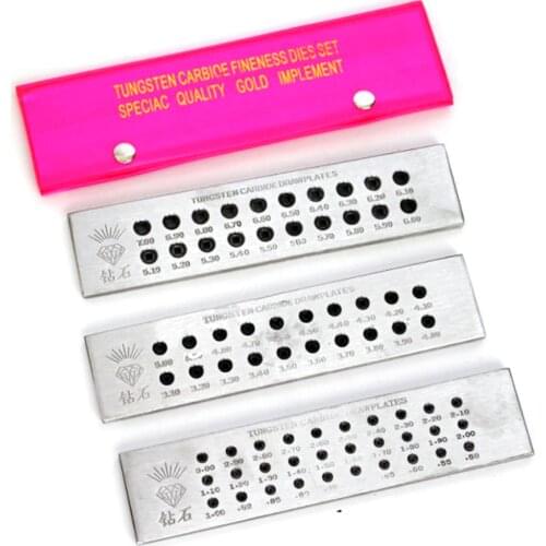 New Arrivals Square Shape Drawplate Tungsten Carbide Wire Draw plate 0.5-3.0 3.1-5.0 5.1-7.0mm Jewelry Making Equipment