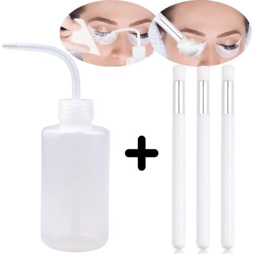 Eyelash Cleaning Brush Lash Shampoo Brushes Eyelash Extension Washing Bottle Eyebrow Remover Skin Care Clean Extensions Applicat