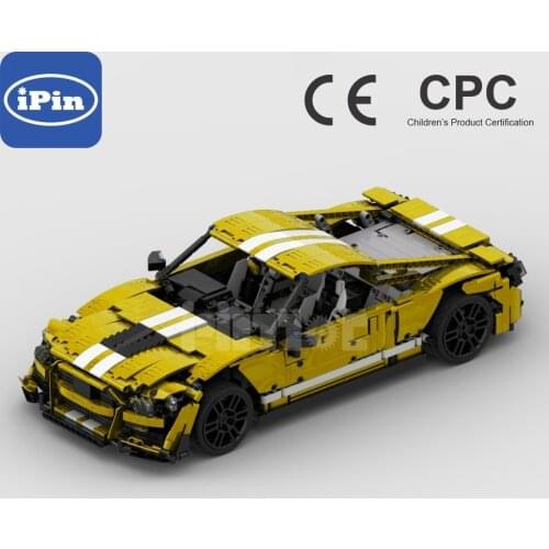 MOC-72742 Shelby GT500 2171pcs Technology parts assembly package Boy gift difficulty assembly sports car