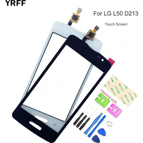 Touch For LG L50 D213 Touch Screen Digitizer Front Glass Panel Sensor Replacement Free 3M Glue