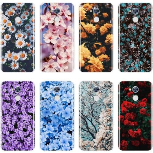 Soft Silicone Phone Case For Huawei Honor 6A 4C 5C 6C Pro Rose Flower Floral Aesthetic Back Cover For Huawei Honor 4X 5A 5X 6 6X