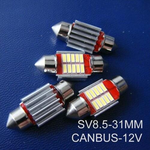 High Quality 31mm Festoon 12V CANBUS LED Car Dome Reading Lights Auto Interior Lamps Super Bright Bulbs free shipping 10pcs/lot